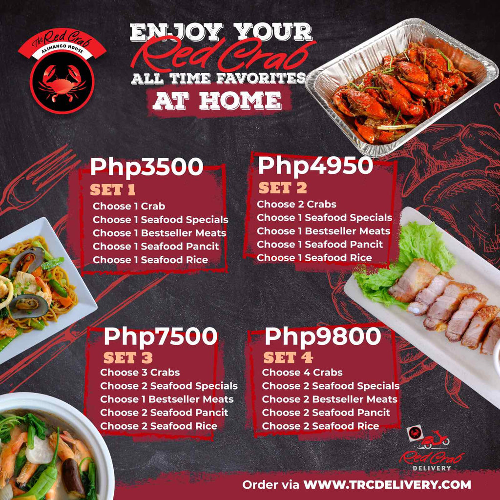 Red Crab at Home Set 4 (Good for 6-8 persons) – The Red Crab Delivery